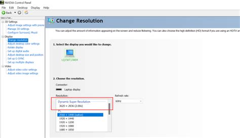 Image result for How to Change Native Resolution