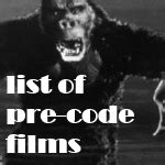 Image result for Rare Pre-Code Films