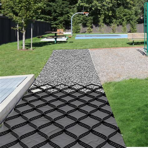 Buy WDJBPSH Pathways Walkways Gravel Grid Geogrid, 2 Inch Tall Soil ...