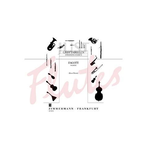 Fingering Charts for Bassoon. Just Flutes, award-winning London store