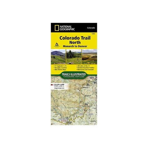 National Geographic 1202: Colorado Trail North Monarch to Denver Map ...