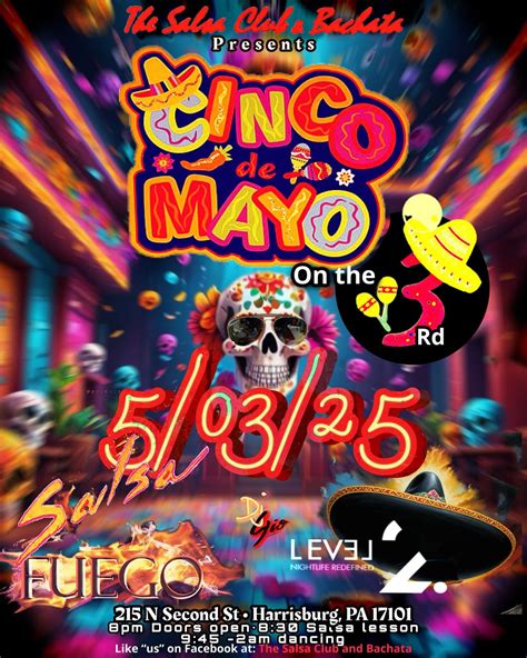 Cinco de Mayo on the 3rd Salsa Fuego / Latin Sunsets Pop-Up BKZ , Level ...