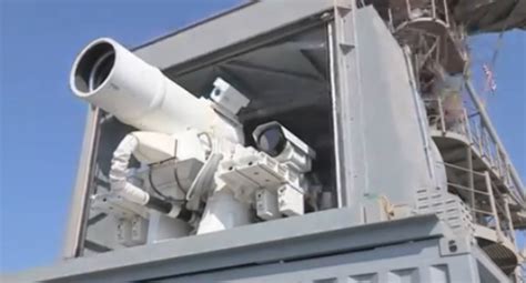 Navy's First Laser Gun Shines In Deployed Exercises