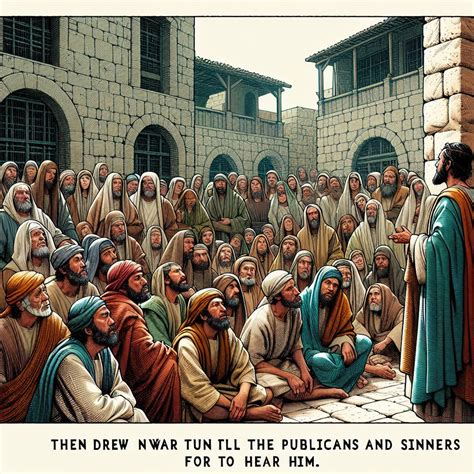 What does Luke 15:1 mean? | Bible Art