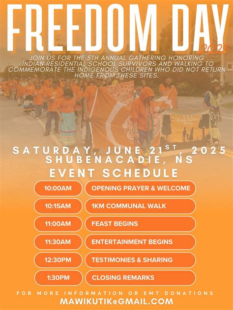 FREEDOM DAY 2025, Mi'kmaq Memorial Site, Shubenacadie, Nova Scotia ...