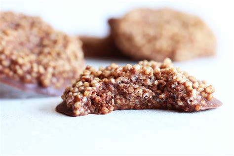 Chocolate Quinoa Crisps - The Toasted Pine Nut