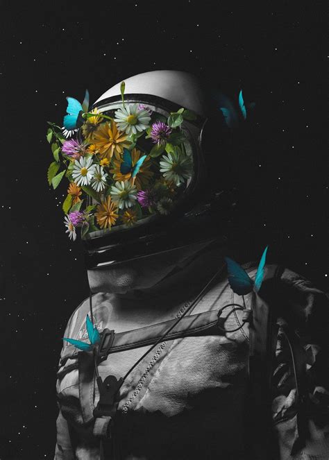 'Flower Head' Poster by Five Senses Art | Displate