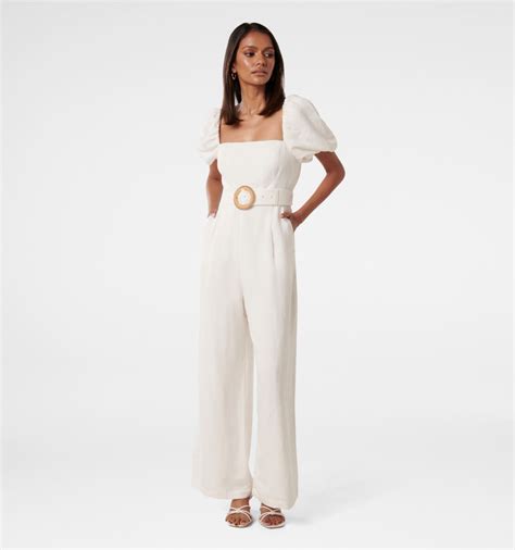 Haven Petite Linen Jumpsuit