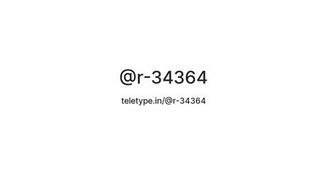 @r-34364 — Teletype