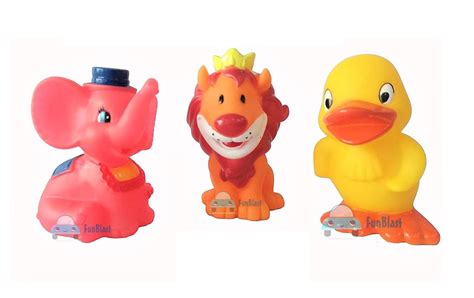 Buy FunBlast Dostana Bath Toys for Baby Non-Toxic– Pack of 3 Pieces ...