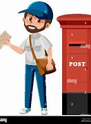 Image result for Postman Letter Box Colour In