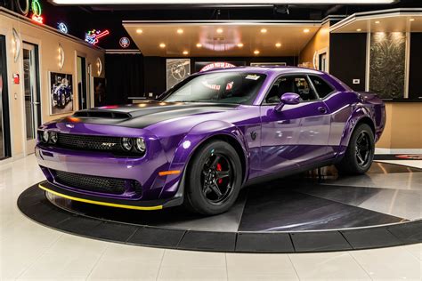 Stunning 2018 Dodge Challenger Demon With 28 Miles Is Plum Crazy Expensive - autoevolution