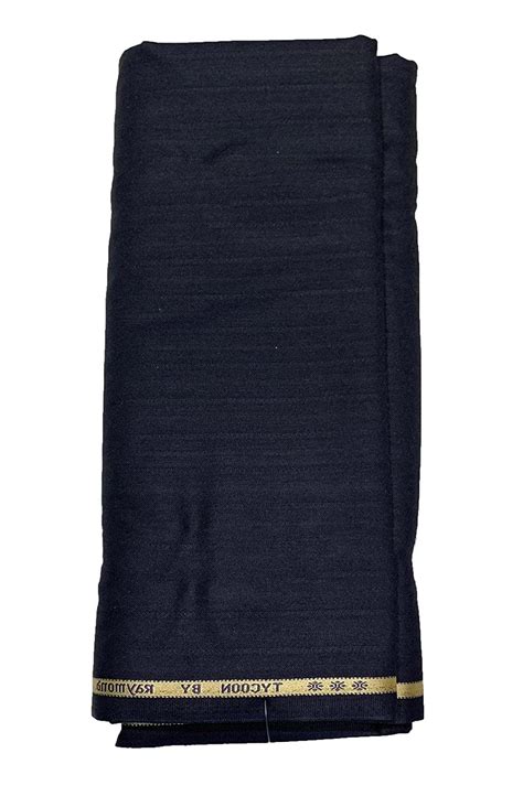 Buy Raymond Blue Premium Self Design 3 Meter Suit Fabric for 2 piece ...