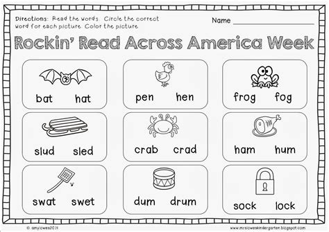 Mrs. Lowes' Kindergarten Korner: Read Across America Week Activities