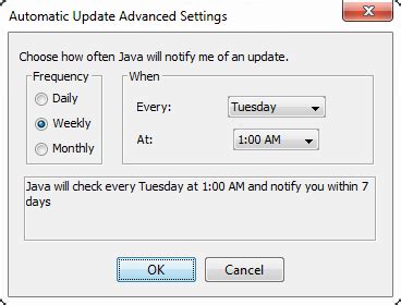 Image result for Java Control Panel Settings for Oracle 12C