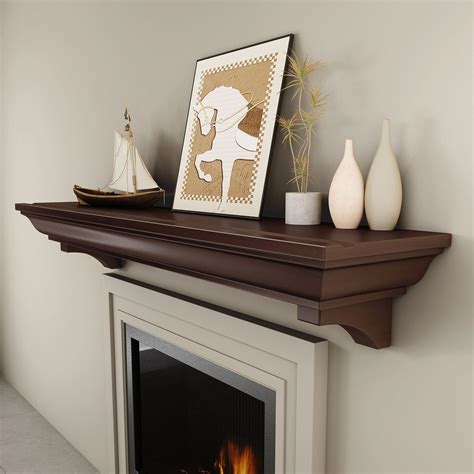 Amazon.com: Fireplace Mantel, 60 Inch Rustic Fireplace Mantle with ...
