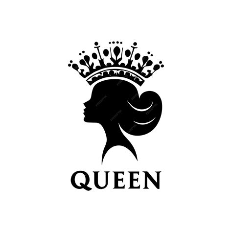 Premium Vector | Royal Queen Silhouette Vector Artwork