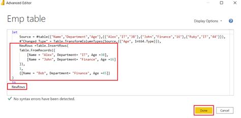 Image result for Power Query Create New Table