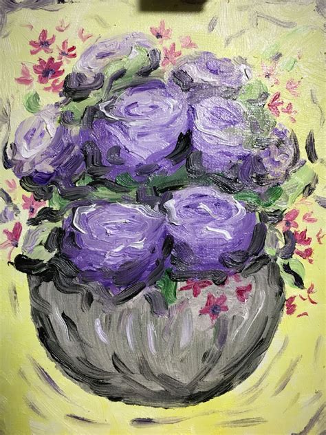 Oil painting flowers | Flower painting, Oil painting flowers, Texture ...