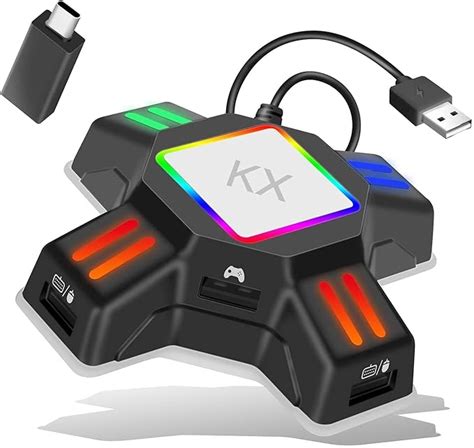 Mouse Keyboard Game Controller Adapter for Nintendo Switch/PS4/PS4 Pro ...