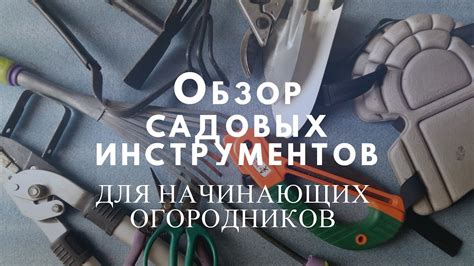 Обзор садовых инструментов для начинающих огородников - YouTube