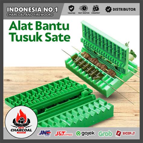 Jual Alat Bantu Tusuk Sate Skewers Kebab Maker String Box - Box Tusuk ...