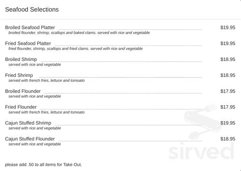 Phil's menu in Wading River, New York, USA