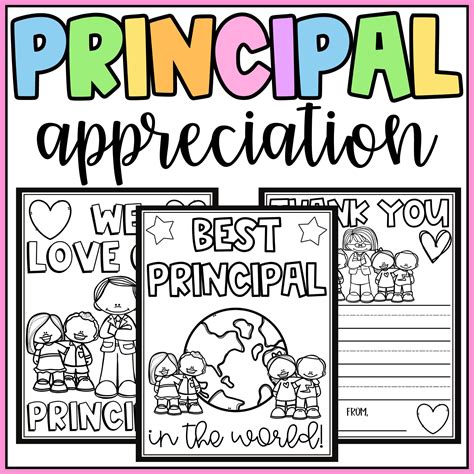 Principal Appreciation - Thank You Letters & Coloring Pages - Download - Printable - Etsy Canada ...