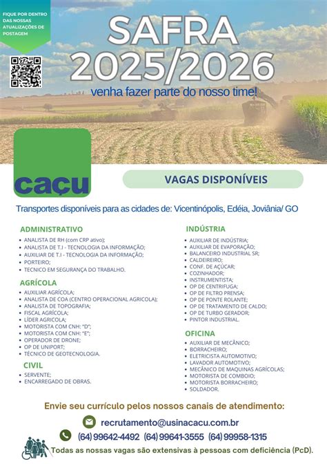 Estamos recrutando TALENTOS! Oportunidades multiplicam-se à medida que ...