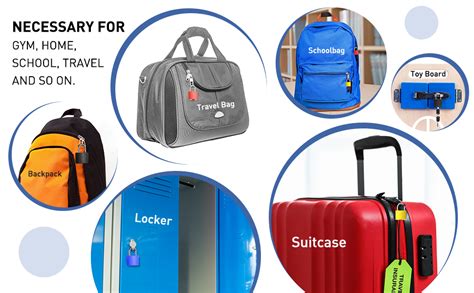 PUTHAK Mini Luggage Locks, Colorful Suitcase Padlocks with Keys (4 Pack ...