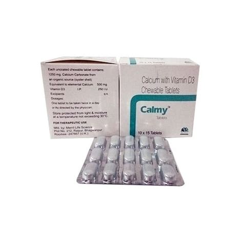 CALMY Tablets Mestra Pharma Pvt. Ltd.