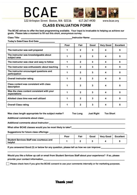 Image result for Course Evaluation Form Excel