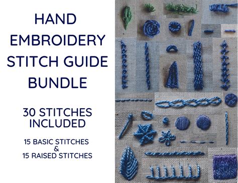 Embroidery Stitches Guide