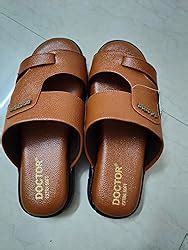 DOCTOR EXTRA SOFT Men's Memory Foam Cushion Footbed Sandals/Chappal for ...