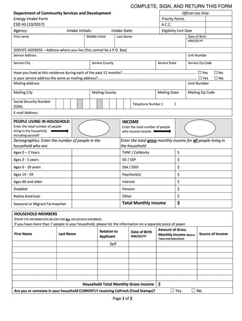 2017-2026 Form CSD 43 - Blank Fillable Template | Fill Out, Print ...