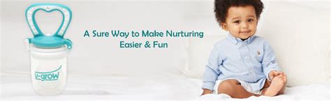Buy U-Grow Silicone Baby Food Nibbler/Juice Feeder Online at Low Prices ...