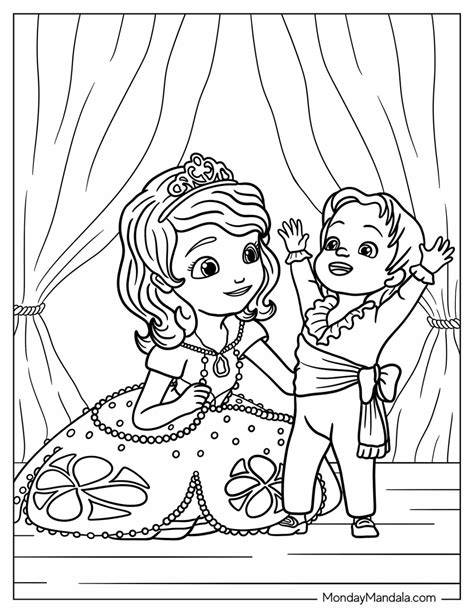 Sofia The First Minimus Coloring Pages