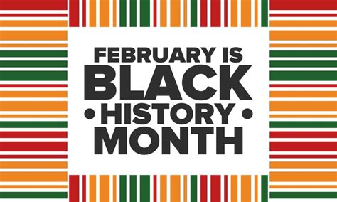 Black history month african american history in united states vector ...