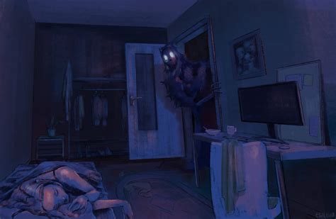 ArtStation - Your Sleep Paralysis Demon