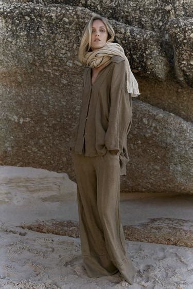 Women's Palazzo - Wide leg Trousers | ZARA India