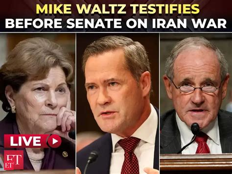 LIVE | US Ambassador to UN Mike Waltz testifies on Iran war, explosive ...