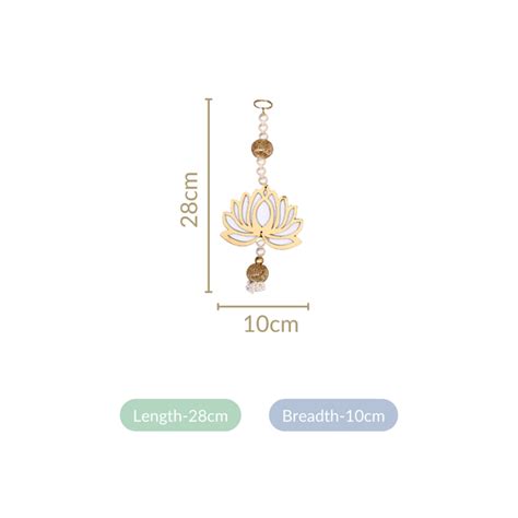Lotus Wooden Wall Hangings Set Of 8 Online - Premium Wall Decoration ...