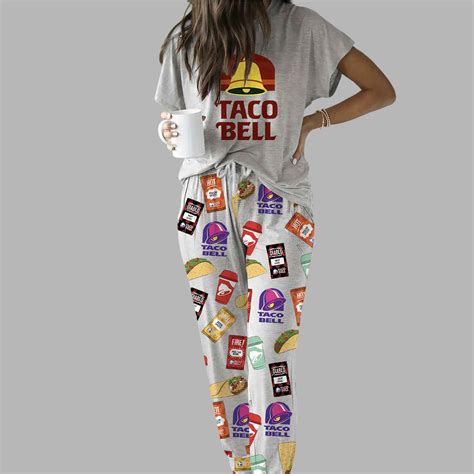 Taco Bell Fast Food Casual Pajama Set - gullprint.com