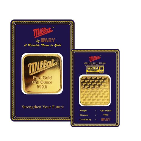 Buy 1 ounce ARY Gold Bar of – 24K Pure Gold in Pakistan