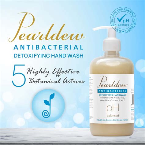 Buy PEARLDEW ANTIBACTERIAL DETOXIFYING HAND WASH 500 ML | NEEM & TULSI ...