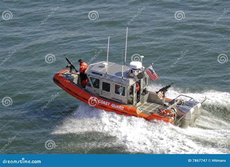 American coast guard boat stock image. Image of border - 7867747