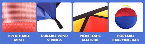 Buy KIDS WONDER Play Tent for Kids 2 Crawl Tunnel & 2 Tent House for ...