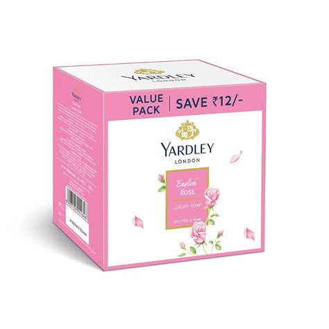 Buy Yardley London English Rose Luxury Soap for Women, 100g (Pack of 3 ...