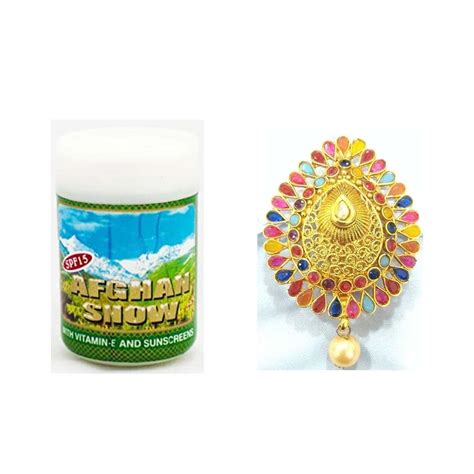 RSINC Afghan Snow With Vitamin E And Sunscreens - SPF 15 Make Up Base ...