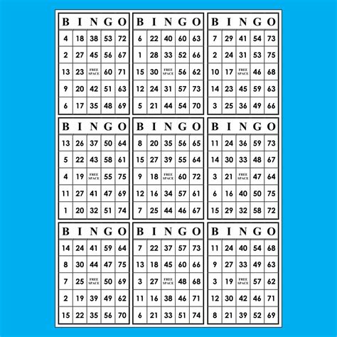 6 Best Images of Paper Bingo Sheets Printable - Paper Bingo Sheets ...